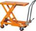 Folding Handle 500kg Double Scissor Manual Lift Table Platform / Scissor Lift Trolley