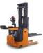 Lightweight 2.0 Ton Electric Lift Stacker With Foot Pedal For Factory