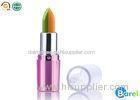 Hydrating Two Color Long Lasting Lipstick Kiss Proof With Pink Shell 0.7'' 3.1