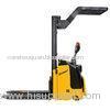 Portable Warehouse Lift Equipment Electric Stacker Trucks With Overhead Guard