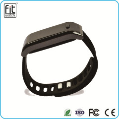 Fashionable metal bluetooth wearable technology smart rubber bracelets