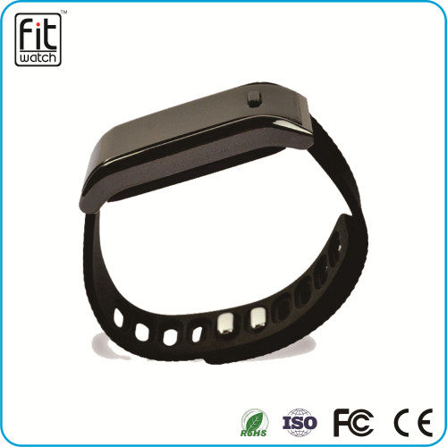 Fashionable metal bluetooth smart rubber bracelets
