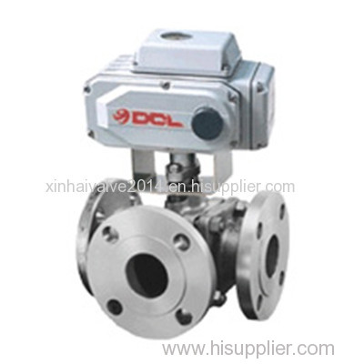 Electric Three Way Ball Valves