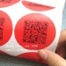 destructible bar code labels/warranty paper sticker/self destructible barcode sticker