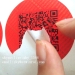 destructible bar code labels/warranty paper sticker/self destructible barcode sticker