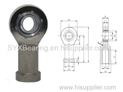 Maintenance free rod end bearing consisting rod end body and self lubricating spherical plain bearing GE..C.