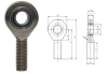 Maintenance free rod end bearing made of rod end body and self lubricating spherical plain bearing GE..C