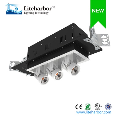 3-Lamp Retractable Multiple Recessed Downlight