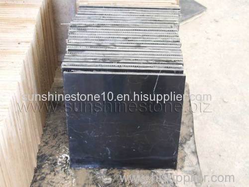 Forest black marble wall tile cut to size