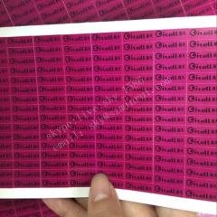Special Water Damaged Destructible Vinyl Color Change Warranty Stickers Material