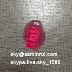 Special Water Damaged Destructible Vinyl Color Change Warranty Stickers Material