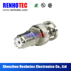 rf connector adapter bnc female to mini uhf male connector