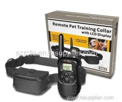 300M Remote Dog Training Shock Collar LCD Display with battery