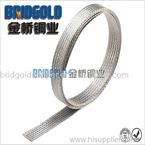 Tin Coated Flexible flat braided ground strap