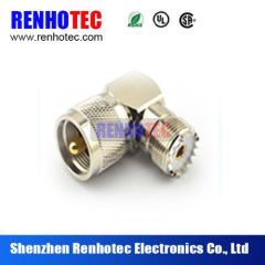High quality rf connector electric adapter bnc male to mini uhf female adapter