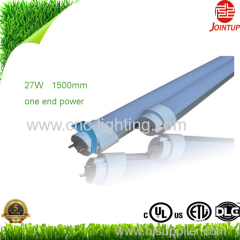 27W 5ft 1500mm UL&DLC G13 T8 LED Light Rotatable Aluminum+PC One end voltage UL&DLC G13 T8 LED Lamp 5Years Warranty