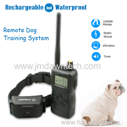 1000M Remote Dog Training Collar with Rechargeable and Waterproof for 1 dog