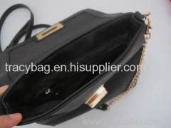 2016 fashion crossbody bag with turnlock pu handbag