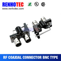 wholesale high quality right angle bnc three female connectors bnc connector for cctv bnc compression connector