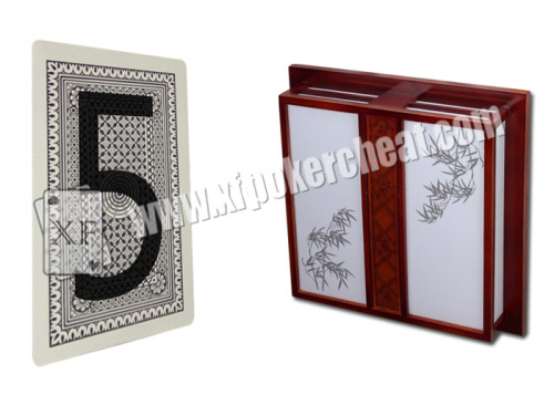 Poker Cheating Devices Glass Silver Ceiling Backside Scan Lamp For Marked Playing Cards