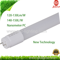Promotion!! 120-130Lm/W or 140-150Lm/W Nanometer plastic T8 LED Tube TUV SAA 90-265V 3Years warranty T8 Nanometer PC L