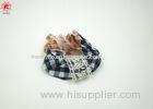 Large Soft Cute Hair Scrunchies Pattern Clear Elastic Hair Bands