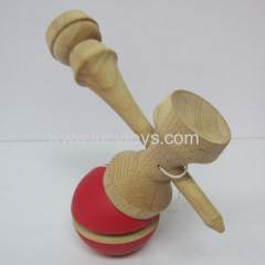2016 Wholesale New deisgn Wooden Kendama With Yoyo Ball 2 In 1
