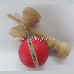 2016 Wholesale New deisgn Wooden Kendama With Yoyo Ball 2 In 1