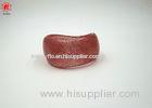 Custom Charm Red Resin Bangle Brackets For Girls Anniversary