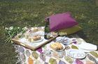 OEM Rectangle Polyester Table Linens Customized 60 X 84" Free Sample