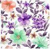 Water Color Floral Design Heat Transfer Printing Paper 4.5 Wash Color Fastness