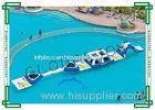 Challenge Track Inflatable Water Parks Floating Playgrounds 0.9mm Thick