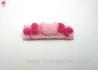 Custom Cute Infant Fabric Hair Clips Barrette Hair Accessories For Girls