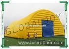 Yellow Event Large Inflatable Tent Fire Resistance 0.55mm Thick