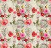 Modern Flower Design Heat Transfer Printing Paper For Sofa / Curtain Fabric