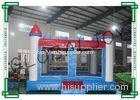 Backyark Inflatable Bouncer House Fire Retardant with Basketball Hoop