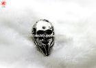 Eco-Friendly Skull Shape Metal Mens Silver Finger Rings Jewelry