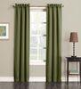 Living Room / Bedroom Green Window Curtains Professional OEM