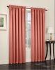 Madison Coral / Marine Color Window Panel Curtains 135 GSM No Grommets