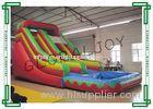 Bounce House Inflatable Slip and Slide Silk Printing 9m x 4m x 4.8m