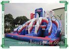 Commercial Inflatable Water Slide for Kids Captain America Theme