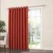 Bedroom / Dining Room Blackout Panel Curtains Brick Colored 160Cm Width