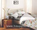 Weave Fabric Flat Printed Bed Sheet Sets With Excellent Wet / Dry Crocking
