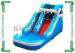 Commercial Inflatable Shark Water Slide Fire Retardant Digital Printing