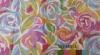 Rose Faux Silk Dupioni Heat Transfer Fabric For Curtain / Bedding