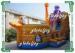 Toddler Pirate Ship Inflatable Bouncer / Inflatable Pirate Ship Slide