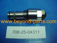 Komatsu hydraulic control valve excavator PC300-5 relief valve 708-27-04311 708-27-04310