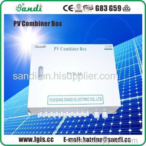 Solar Array Combiner Box with 10 string input