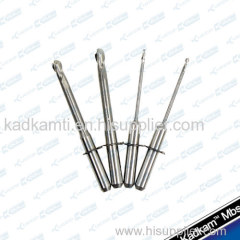 Wieland CAD/CAM milling burs Zirconia/Alloy/PMMA/Wax blank milling cutters dental CNC end mills