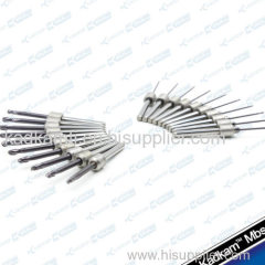 Amann Girrbach CAD/CAM system tools Zirconia/Alloy/PMMA/Wax block milling burs CNC end mills dental milling cutters